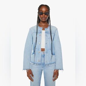 MOTHER The Cut Daybreak Drifter Jacket in Norway Dude L